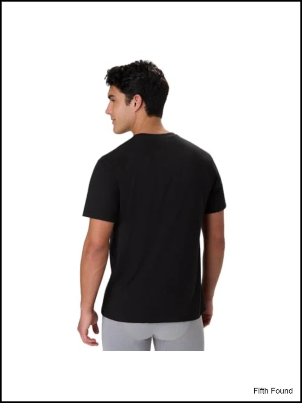 5-Pack Men's Cotton Crewneck Undershirt Tees Moisture Wicking Tagless